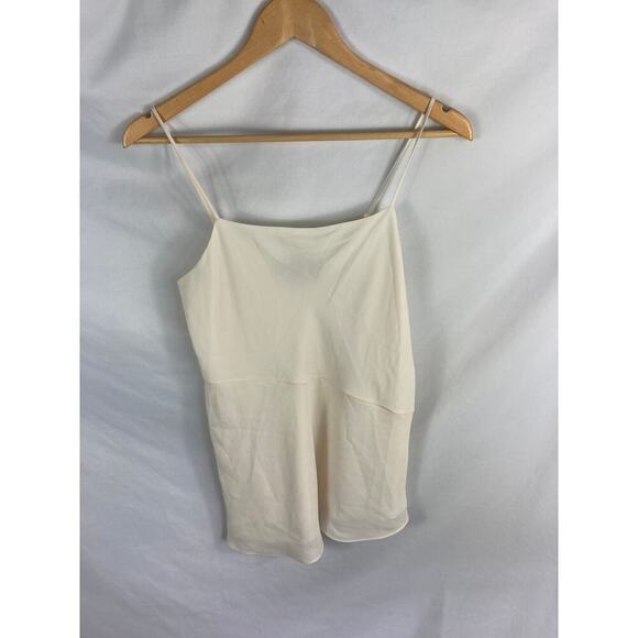 Theory Georgette Drape Slip Cami Off White Size P - Picture 3 of 6